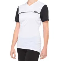 100percent ridecamp short sleeve enduro jersey blanc xl femme