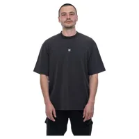 cube organic logo dropshoulder short sleeve t-shirt noir s homme