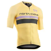 northwave blade air 2 short sleeve jersey jaune s homme