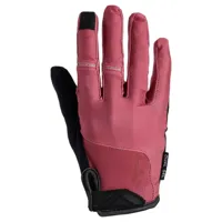 specialized bg dual gel long gloves rose 2xl homme