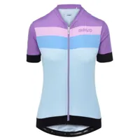 briko stripe 241158w short sleeve jersey violet xs femme