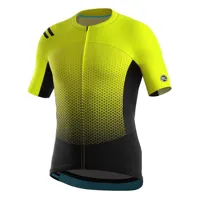 bicycle line pro s2 short sleeve jersey jaune m homme