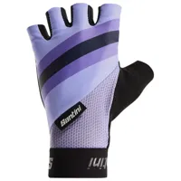 santini bengal short gloves violet xl homme