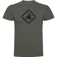 kruskis baby on board short sleeve t-shirt gris s homme