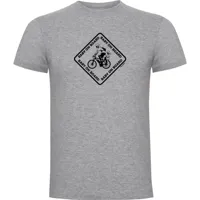 kruskis baby on board short sleeve t-shirt gris l homme