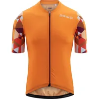 briko abstract short sleeve jersey orange xl homme
