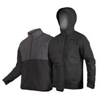 endura hummvee 3-in-1 hoodie rain jacket noir xs homme