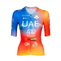 pissei uae team emirates 2023 replica short sleeve jersey multicolore m femme