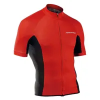 northwave force short sleeve jersey rouge 2xl homme