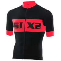 sixs luxury short sleeve jersey noir xs homme