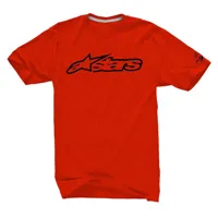 alpinestars bicycle blaze 2 short sleeve t-shirt rouge s homme