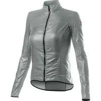castelli aria shell jacket gris xl femme