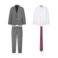 costume (ens. 4 pces.): veste, pantalon, chemise, cravate slim fit