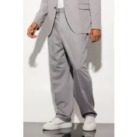 pantalon de costume ample homme - gris - 34, gris