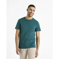 essentiel - le t-shirt regular 100% coton - vert