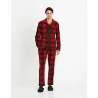 pyjama tartan - rouge