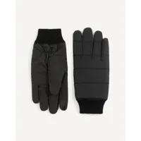 gants en doudoune - noir