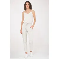 gift 520 blanc blanc 36/s - pantalon en cuir