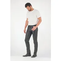 sexy man noir noir 42/xl - pantalon cuir homme