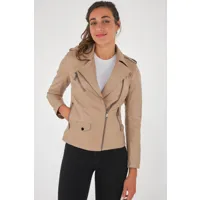 jeanne chic perf beige 38/m beige - perfecto femme