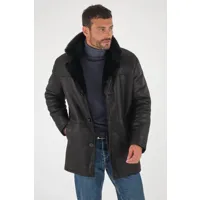 antoine jacket shearling noir noir 50/m - manteau en peau lainée