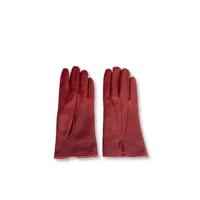 gants 118/14 dark red 7 rouge coquelicot - gants en cuir