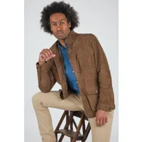 lodge taupe taupe 56/2xl - veste daim homme