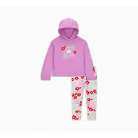 floral hoodie & leggings set