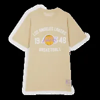 tee shirt lakers team logo  beige