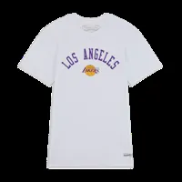 tee shirt arched los angeles  blanc/violet