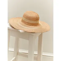 chapeau de paille capeline femme