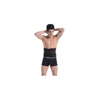 divers accessoires fitness, yoga et pilates generique ceinture de sport femmes hommes taille formateur sport fitness ventre corset body shaper ceinture - noir