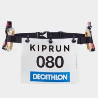 ceinture porte dossard pour competition de running courte distance au marathon - kiprun