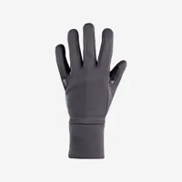gants chauds d'équitation enfant 100 warm gris foncé - fouganza