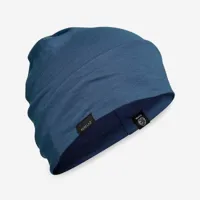 bonnet en laine merinos de trekking - mt500 - bleu - forclaz