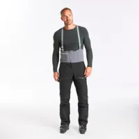 pantalon salopette ski homme - fr900 - gris - wedze