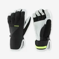 gants de ski enfant chauds et impermeables - 900 noirs - wedze