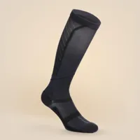 chaussettes de compression noires - decathlon