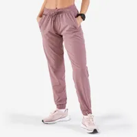 pantalon de jogging running respirant femme - dry violet - kalenji