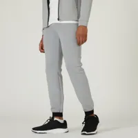 pantalon jogging slim fitness homme - 500 gris - domyos