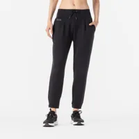 pantalon de running chaud femme - jogging 500 noir - kalenji
