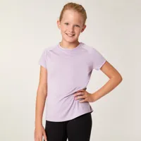 t-shirt fille respirant - s500 violet - decathlon