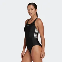 maillot de bain de natation femme une pièce adidas sh3ro new noir blanc - adidas