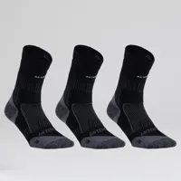 chaussettes tennis coton hautes gael monfils - rs 900 noir lot de 3 - artengo