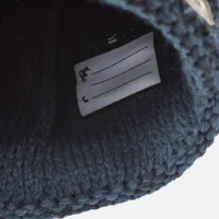 bonnet de ski made in france enfant - timeless - bleu foncé - wedze