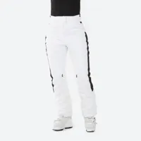 pantalon de ski respirant qui assure la liberté de mouvement femme, 900 blanc - wedze