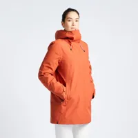 veste chaude imperméable voile coupe-vent femme - sailing 300 orange foncé - tribord