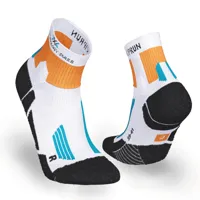 chaussettes de running run900 x blanc/orange - kiprun