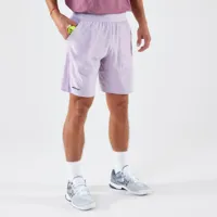 short de tennis homme respirant - artengo dry+ violet gaël monfils - artengo