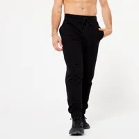 pantalon jogging chaud homme - noir - domyos